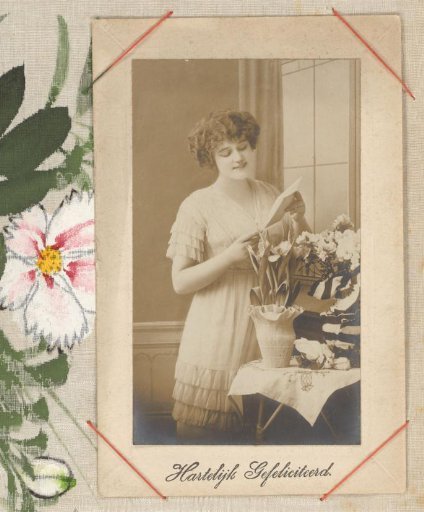 Portrait of a Woman with an Envelope in Her Hand