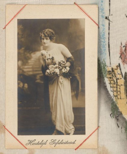 Portrait of a Woman with Flowers