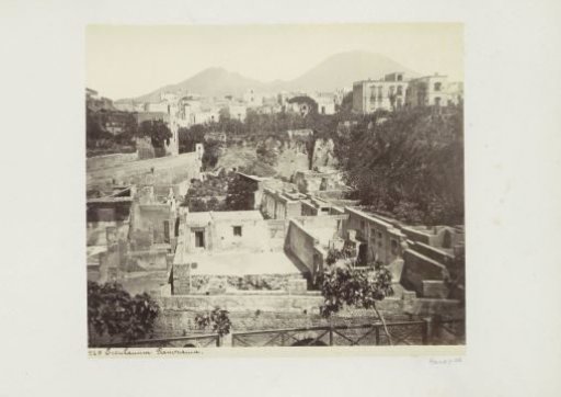 Ruins of dwellings in Herculaneum