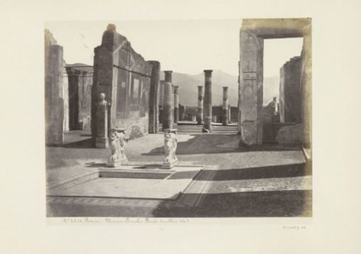 Remains of the house of Cornelio Rufo in Pompeii