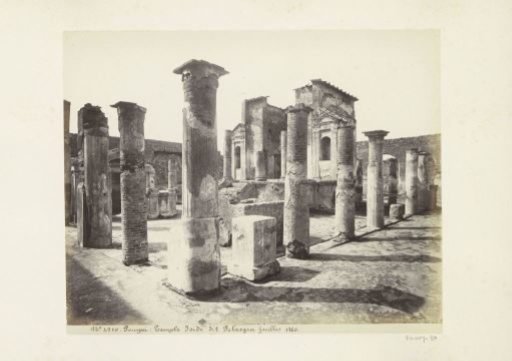 Remains of the Temple of Isis in Pompeii
