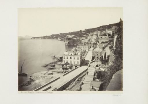 View of the Posillipo District in Naples with a Boulevard in the Foreground