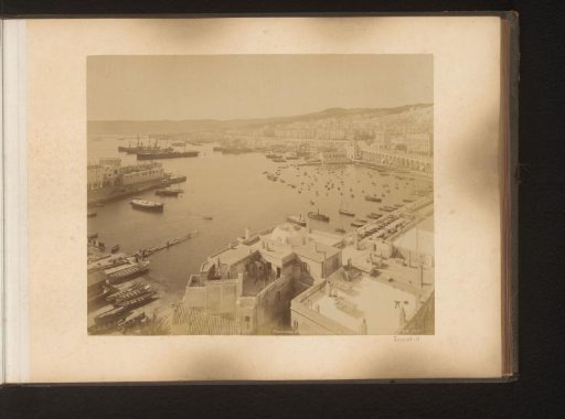 Panorama of the harbour of Algiers