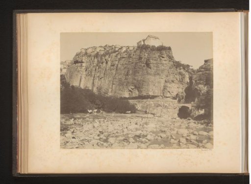 View of a bridge and rocks near Constantine