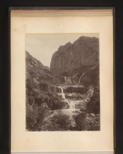 View of the Sidi Mecid waterfall