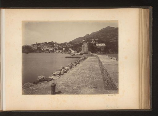 View of Béjaïa, seen from a path over water