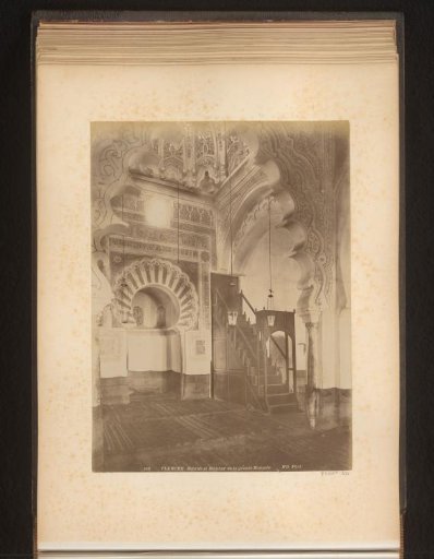 Interior of the Great Mosque at Tlemcen
