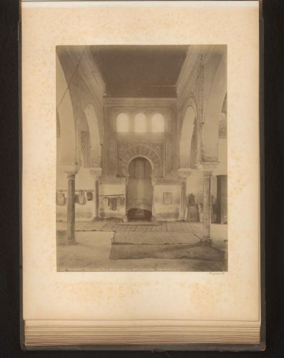 Interior of the Great Mosque at Tlemcen