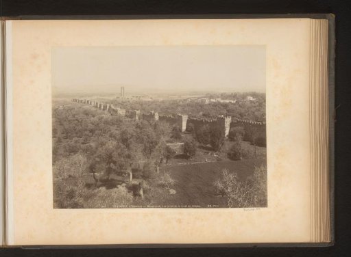 Presumably a city wall in the vicinity of Tlemcen