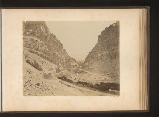 View of a gorge in the vicinity of El Kantara