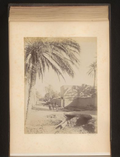 Figures on a road in the vicinity of Biskra