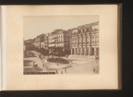 View of Place de la Republique in Algiers