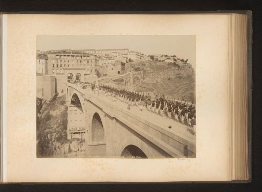 Soldiers on the El Kantera near Constantine