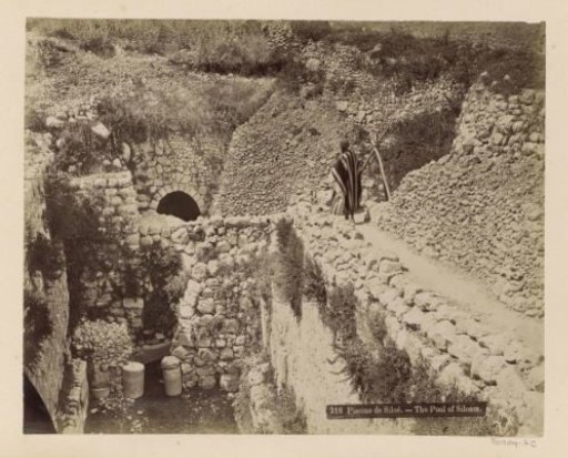 Pool of Siloam near Jerusalem