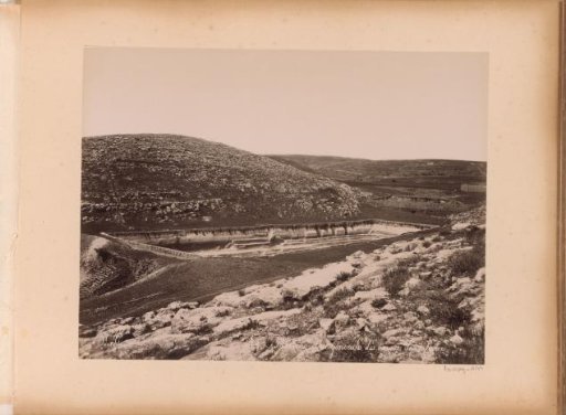 Pool of Solomon in Palestine