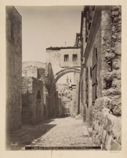 Ecce Homo Arch in the Via Dolorosa in Jerusalem