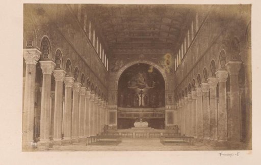 Interior of the monastery church of the Saint Boniface Abbey in Munich