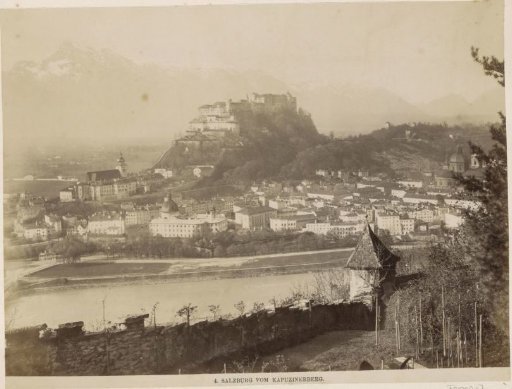 View of Salzburg from the Kapuzinerberg