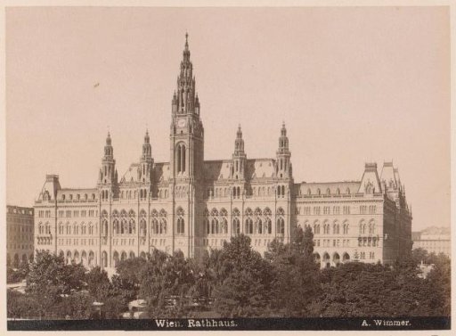 Exterior of the Vienna City Hall