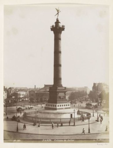 Colonne de Juillet on the Place de la Bastille in Paris