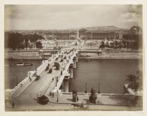 Pont and Place de la Concorde in Paris, seen from the Chamber of Deputies