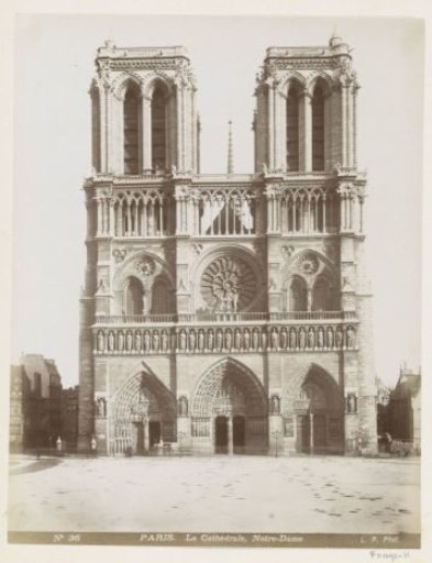 Exterior of the Notre-Dame Cathedral in Paris