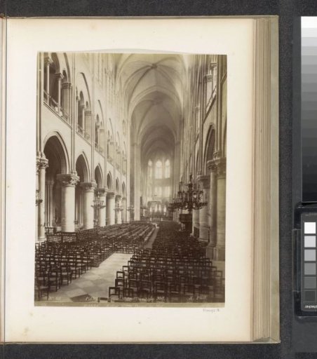 Interior of the Notre-Dame Cathedral in Paris