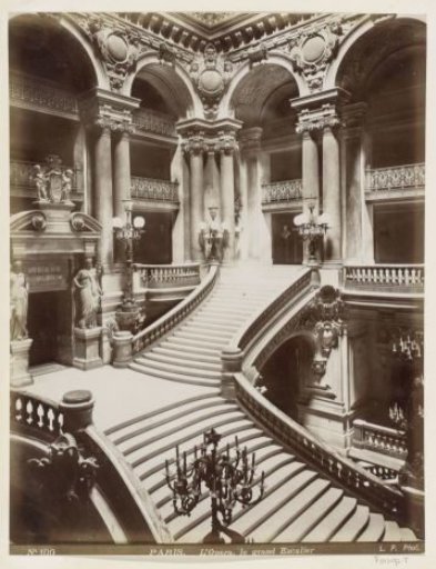 Grand staircase of the Opera of Paris