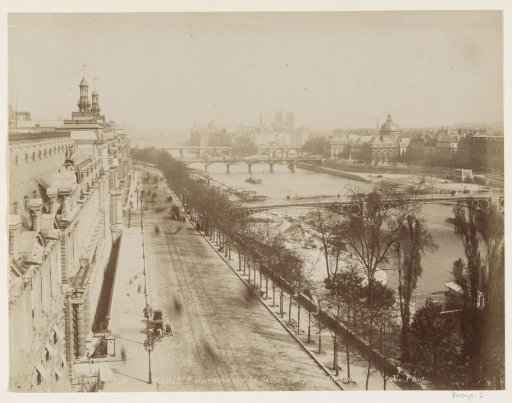 View of the Seine, seen from the Louvre