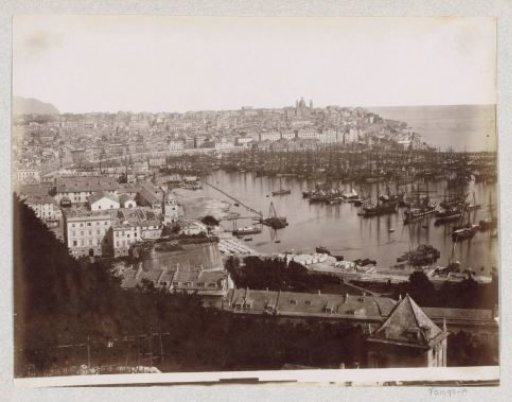 View of the harbour of Genoa
