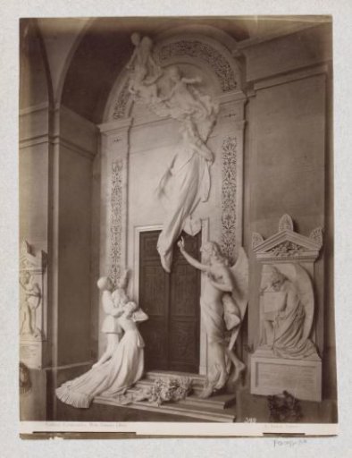 Gnecco monument on the Staglieno cemetery in Genoa