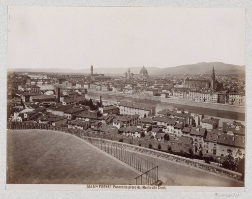 View of Florence from the Monte alle Croci