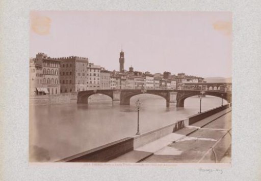 View of the Ponte a Santa Trinita in Florence