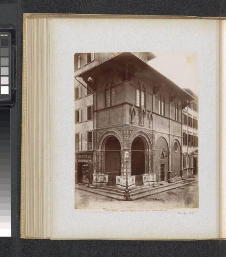 Exterior of the Loggia del Bigallo in Florence