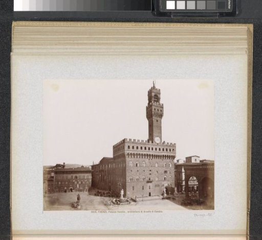 Exterior of the Palazzo Vecchio on the Piazza della Signoria in Florence
