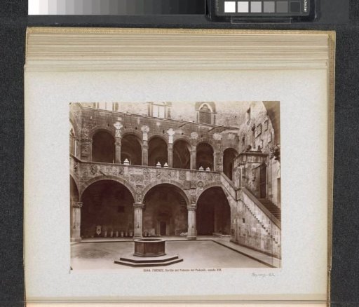 Courtyard of the Palazzo del Podestà in Florence