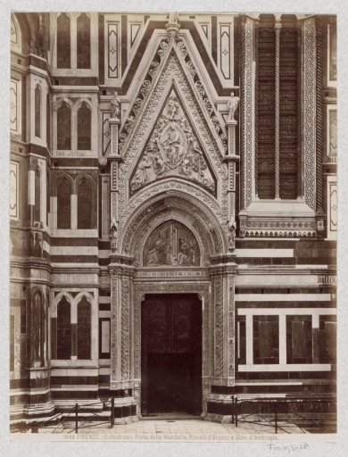 Gate (Porta della Mandorla) of the Cathedral of Florence