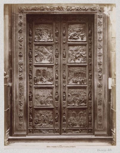 Gate of Paradise (Paradise Doors) of the Baptistery of the Cathedral of Florence