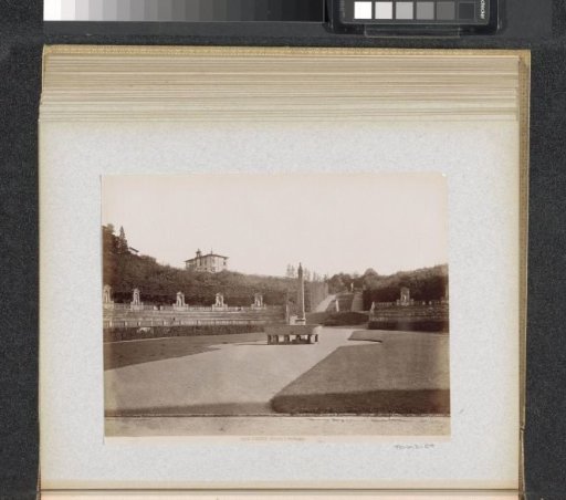 Amphitheatre with the obelisk of Ramses II in the Boboli Gardens near the Palazzo Pitti, Florence