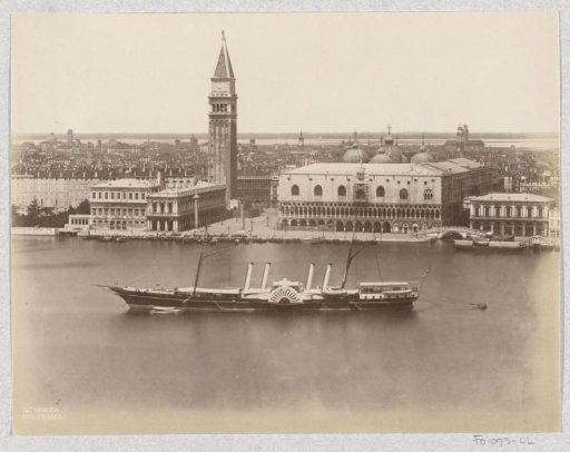 View of buildings around the San Marco Square in Venice