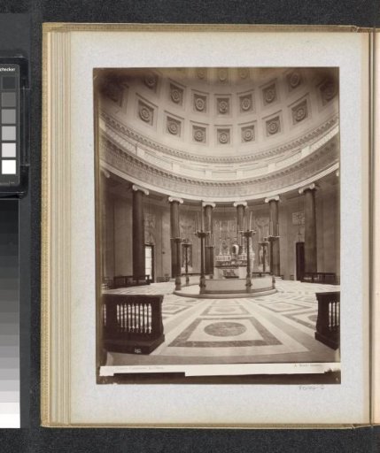 Interior of the Chapel of Suffragi on the Staglieno Cemetery in Genoa