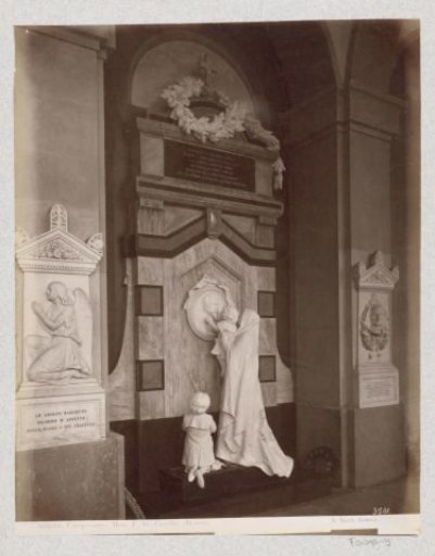 Monument to F.G. Casella on the Staglieno cemetery in Genoa