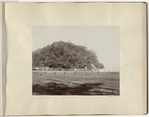Landing place by a waterway in the Dutch East Indies
