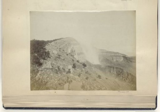 Mountainside or volcano in the Dutch East Indies
