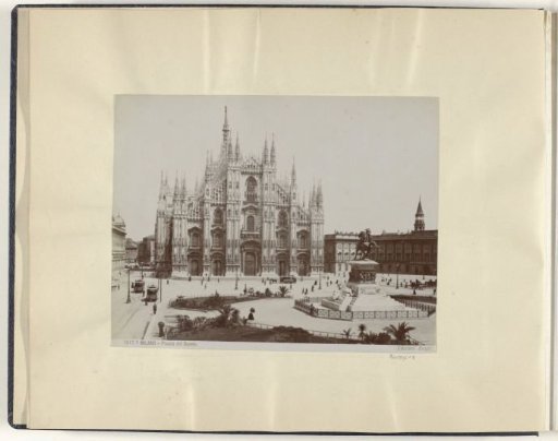 Facade of the Milan Cathedral with the Cathedral Square in front