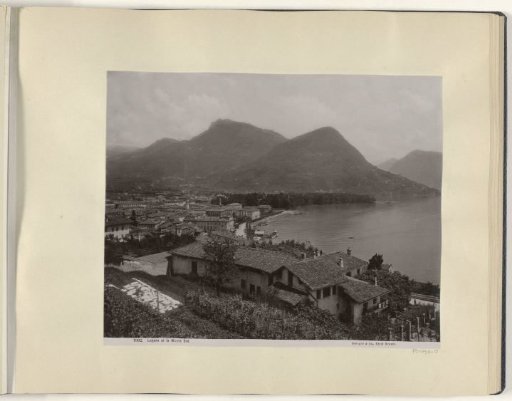 View of Lugano and Monte Brè