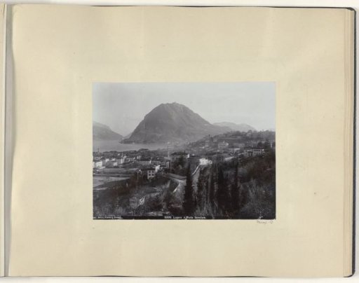 View of Lugano and Monte Salvatore