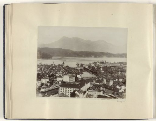 View of Lucerne and Lake Lucerne