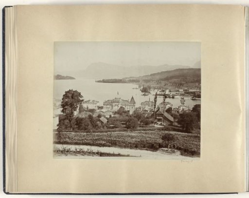 View of Lucerne and Lake Lucerne