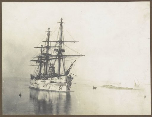 Ship on a waterway, presumably near the Suez Canal